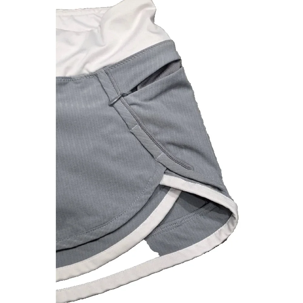 Hylete Iris Lined Shorts girl preppy Gray X-Small A005146